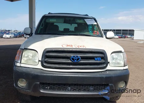 2001 Toyota Sequoia Limited V8 from USA, damaged, VIN 5TDZT38A61S054835